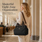 📢📢50% OFF !! ⏰Casual Canvas Tote Bag with Pleated Side Pockets for Women