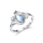 📢📢50% OFF !! ⏰Geometric Oval Ring with Zirconia Accents