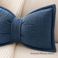 📢📢50% OFF !!⏰Soft Chenille Bow-Shaped Throw Pillow