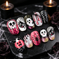 📢📢50% OFF !!⏰ 30Pcs 🎃Halloween Press-On Nail Set