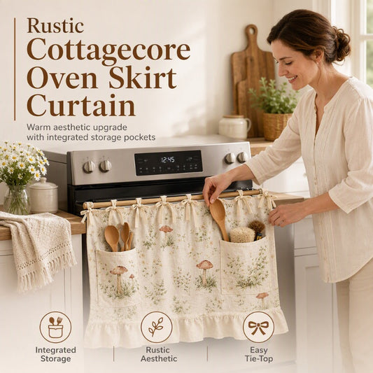 📢📢50% OFF !!⏰Oven Skirt Curtain with Pockets
