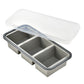 Silicone Divided Meal Prep Container with Lid
