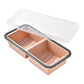 Silicone Divided Meal Prep Container with Lid