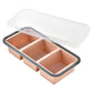 Silicone Divided Meal Prep Container with Lid