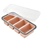 Silicone Divided Meal Prep Container with Lid