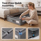 Large-Capacity Underbed Storage Cart