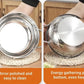 📢📢40% OFF !! ⏰ 304 Stainless Steel Japanese Tempura Fryer Pot – Mini Deep Frying Pan with Thermometer & Oil Drain Rack