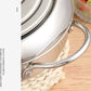 📢📢40% OFF !! ⏰ 304 Stainless Steel Japanese Tempura Fryer Pot – Mini Deep Frying Pan with Thermometer & Oil Drain Rack