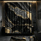 📢📢40% OFF !! ⏰Elegant Marble Pattern Bathroom Shower Curtain