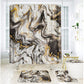 📢📢40% OFF !! ⏰Elegant Marble Pattern Bathroom Shower Curtain