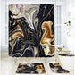 📢📢40% OFF !! ⏰Elegant Marble Pattern Bathroom Shower Curtain