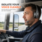 📢📢40% OFF !! ⏰Wireless Bluetooth Call Center Headset with ENC Environmental Noise Cancellation and Auto Pairing for Customer Service and Truck Drivers