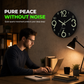 ⏳Time-Limited Special⏰12 Inch Silent Wooden Wall Clock Luminous Glow in the Dark MDF Wood Grain Clock