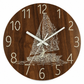 ⏳Time-Limited Special⏰12 Inch Silent Wooden Wall Clock Luminous Glow in the Dark MDF Wood Grain Clock