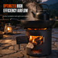 📢📢40% OFF !! ⏰Heavy-Duty Portable Wood & Charcoal Camping Stove – High-Efficiency Bottom Draft Airflow for Smoke-Reduced Combustion, Thickened Anti-Warp Carbon Steel & Versatile 3-in-1 Boil Grill Simmer – Dual-Fuel Outdoor BBQ & Heating Burner 🪵