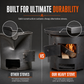 📢📢40% OFF !! ⏰Heavy-Duty Portable Wood & Charcoal Camping Stove – High-Efficiency Bottom Draft Airflow for Smoke-Reduced Combustion, Thickened Anti-Warp Carbon Steel & Versatile 3-in-1 Boil Grill Simmer – Dual-Fuel Outdoor BBQ & Heating Burner 🪵