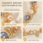 🌸 LIMITED-TIME 50% OFF! ✨ Vintage Floral Jewelry Set – Pearl Crystal Accent, Elegant, Long-Lasting Shine 💫