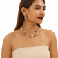 🌸 LIMITED-TIME 50% OFF! ✨ Vintage Floral Jewelry Set – Pearl Crystal Accent, Elegant, Long-Lasting Shine 💫