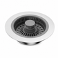📢📢 50% OFF💧Push-Button Kitchen Sink Drain Stopper with Stainless Steel Body & ABS Food Scrap Filter Basket