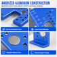 📢📢50% OFF !! ⏰Aluminum Alloy Magnetic Hinge Installation Template and Quick Positioning Fixing Plate Tool