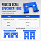 📢📢50% OFF !! ⏰Aluminum Alloy Magnetic Hinge Installation Template and Quick Positioning Fixing Plate Tool