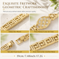 📢📢 50% OFF👗Retro Greek Key Rhinestone Jewelry for Women – Elegant Vintage-Inspired Statement Accessory