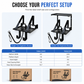 🏠 CPAP Bedside Organizer & Wall Mount Shelf | Secure, Space-Saving Storage