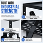 🏠 CPAP Bedside Organizer & Wall Mount Shelf | Secure, Space-Saving Storage