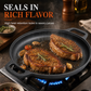 🥞Thickened Cast Iron Flat Griddle – Warp-Free, Even Heat & Built for Life