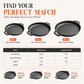 🥞Thickened Cast Iron Flat Griddle – Warp-Free, Even Heat & Built for Life