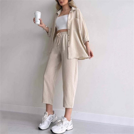 🔥30% OFF🔥 Casual loose two -piece set