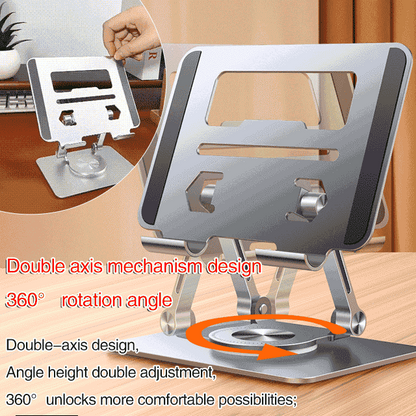💥50% OFF💥 360° Rotatable and Adjustable Lifting Aluminum Alloy Mobile Phone Tablet Laptop Holder💻