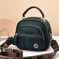Classic Multifunctional Compartments Adjustable Wide Shoulder Strap PU Leather Crossbody Bag