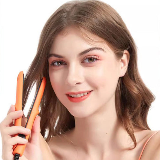 🔥50% OFF🔥 2-in-1 Mini Curling Wand & Flat Iron Hair Straightener