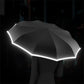 🔥Hot Sale🔥 Reflective Safety Strip Ring Buckle Umbrella